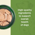 Health + Vitality for Dogs, Pet Supplement for Immune System, Coat, Liver Health & More - 90 Chewable Wafers