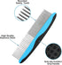 Pets First 2 Pack Dog Comb, Small & Large Comb for Breeds with Anti-Slip Comfort Grip Ergonomic Handle