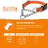 Mighty Paw Martingale Dog Collar 2.0 - Trainer Approved Limited Slip Collar with Heavy Duty Buckle, Large, Orange