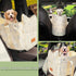 15 lbs) Center Console Small Dog Car Seat Portable Puppy Booster Armrest Carseat, Anti-Collapse Comfort Car Travel