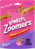 5.6 OZ 159 (6 Pack), Bonkers Zoomers, Soft & Chewy BBQ Beef Flavored Dog Treats, / G Dog Treats, Treats for Training
