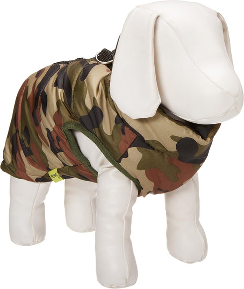 SMALLLEE_LUCKY_STORE New Soft Padded Vest Harness for Small Dogs - Green Camouflage, Model: BFL049-Green-L, L(Chest
