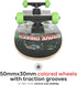 Monster Jam 31 Inch Skateboard, 7-Ply Maple Desk Skate Board for Cruising, Carving, Tricks, and Downhill