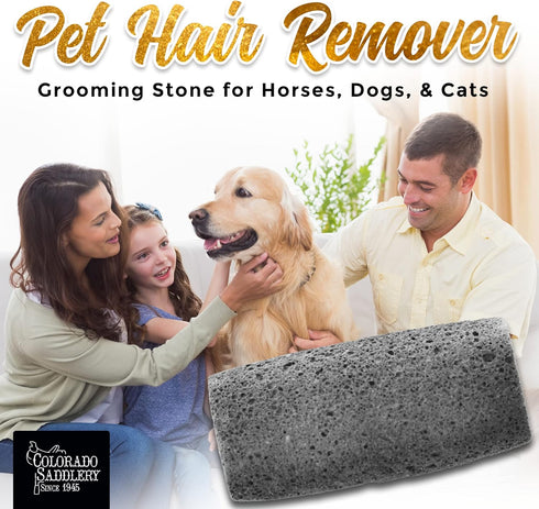 Colorado Groomer's Pet Hair & Fur Remover | No More Hairy Carpet, Car, Couch or Clothing | Made in The USA | for Dogs, Cats, Horses & More