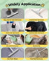 4 1 60" Carpet Rake for Pet Hair Removal Tool - in Pet Hair Remover Kit for Dog Cat Fur Remover, Contain Adjustable