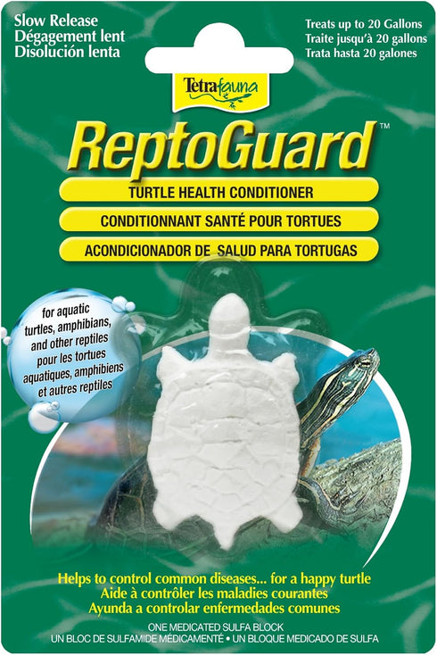 TetraFauna ReptoGuard Turtle Health Water Conditioner 1 Count, Slow-Release