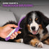 Soft Bristle Dog Brush for Short Haired Cats or Dogs - Firm Bristles for Dust, Dirt, and Loose Fur