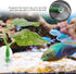 Fudax Artificial Leaf for Betta, Suction Cup Looking Artificial Plant Leaf for Aquariums Supply