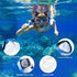 Kids Snorkel Set, Anti-Fog Mask with Nose Covers for Youth, Boys & Girls Age 5-12