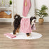 Bone Dry Pet Grooming Towel Collection, Trellis Print Microfiber Absorbent Drying Set, 15x30, Rose, 3 Count