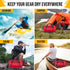 LEGEND Heavy Duty Waterproof Travel Bag, 40L Duffel Bag for Camping, Gym, Outdoor Trips, Watertight PVC