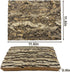 kathson 2PCS Thicker Cork Tile Background Bark, 11.6" L x 11.6" W for Reptile Tank Background