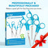 3 7" Trimming, 6" BOSHEL Pc Dog Grooming Scissors Kit - Scissor For Body Hair Small Micro-serrated Scissor For Face