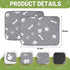 Washable Pee Pads for Dogs, 18'' x 24" Reusable Puppy Pads for Training, Housebreaking, 2 Pack with Waterproof Bottom