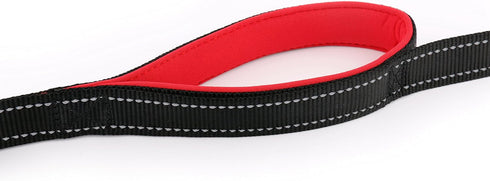 Dog Leash 6ft Long, Traffic Padded Two Handle, Heavy Duty Reflective Lead for Large or Medium Dogs