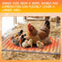 2 20 14 Inch 30-Level (25-60c) 10-Hour Remerry Pcs Chicken Heated Pads x Pet Heating Pad Small Animal Indoor Outdoor