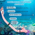 HiiPeak Snorkeling Gear for Kids, Goggles with Nose Cover, Dry Top Snorkeling Set for Ages 5-15