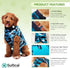 Suitical Recovery Suit for Dogs - Soft Fabric for Male or Female Spay and Neutering - 2XL, Blue Camouflage