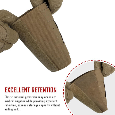 Pack Hammock LIVANS Molle IFAK Micro Trauma Pouch, Tactical First Aid Belt IFAK Bag Medical EMT Emergency Survival Med