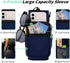 32/40/64/87/128 oz 4 AceTreker Water Bottle Carrier Bag, Neoprene Water Bottle Sleeve with Pocket, Sport Water Holder