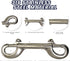 Scuba Choice Deluxe 4" Stainless Steel Double Ended Snap Bolt for Scuba Dive