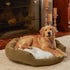 Maddie Donut Dog Bed - Medium - Moss - with Removable Center Pillow (32" x 32")
