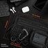 Fitdom Black Small Tactical Messenger Bag for Men, EDC with Multiple Carry Options: Sling, Shoulder, Crossbody