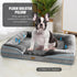 Spotted Play Orthopedic Dog Bed with Sides - Dog Sofa Beds for Medium Dogs, Supportive Foam Pet Couch Bed with Washable
