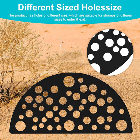 DOPENSPI 2 Pcs Shrimp Hides for Aquarium, ABS Plastic Aquarium Cave Shelters Small Fish Shrimps Tunnel House