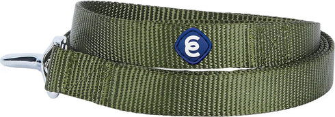 Blueberry Pet Essentials Military Green Dog Leash - 5' * 5/8" Heavy Duty Nylon Lead
