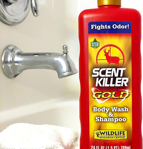 Wildlife Research Scent Killer Gold 1241 Body Wash and Shampoo, 24 Ounce