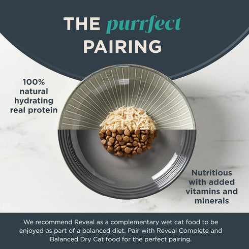 Reveal Natural Wet Cat Food, Grain Free, Limited Ingredient Chicken Breast in Broth, 2.47 oz Cans, 24 Count