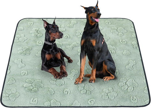 LOOBANI Washable Pee Pads for Dogs: 72"x72" Super Absorbent Reusable Dog Pee