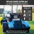 Golf Cart Cooler - Collapsible Pop Up Design for Carts, Fits in Baskets or on Fenders, Ideal Beer Cooler, Black