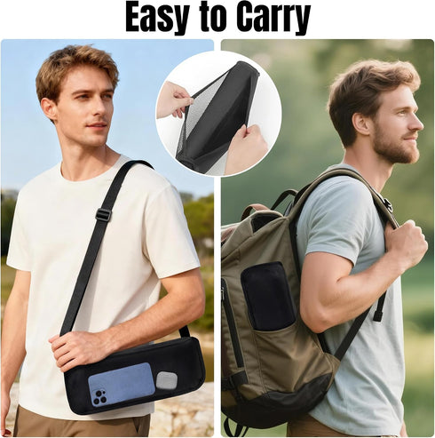 GQIRIL (11 9.1 Inch) Pocket Chair Folding for Adult - Foldable Handbag Camping Stool for Travel Fishing Hiking Queue Up