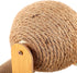 Toddmomy Cat Scratcher Ball Cat Scratching Toy Inclined Scratch Board Sisal Rope Ball for Indoor Cat Kittens