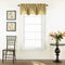 Waverly Swept Away Modern Farmhouse Rod Pocket Valance, 60" x 18", Berry for Windows in Bedroom, Kitchen, Living Room