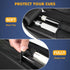 2x2 2 2 PEKREWS Pool Cue Case, Pool Stick Case Holds Sticks with Accessory Zipper Pockets, Sturdy Polyester Pool Cue