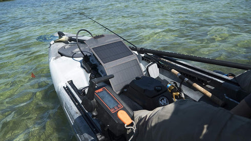 Wilderness Systems Solar Panels for Charging Electronics on Kayaks