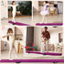 6FT/9FT 3-15- Folding Balance Beam for Kids ages Foldable Gymnastics Floor Beam,Anti-Slip ,Carrying Bag, Faux Suede