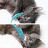 Cat Toothbrush Catnip Toy, Interactive Rubber Dental Care for Kittens, Crayfish-Shaped Chewing Toy (2 Pack)