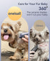 Trimmer 4 1, IPX7 oneisall Dog Paw in Low Noise Dog Clippers for Grooming, Cordless Dogs Grooming Kit Nail Grinder