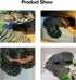 Turtle Habitat Reptiles Dock Resting Stone, Reptiles Basking Platform Climbing Ramp, Aquarium Ornament Rock for Lizard,