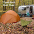 Cyrank Camping Tripod Stool Cloth, Travel Folding Camping Stool Folding Camping Chairs Portable Tripod Seat Outdoor