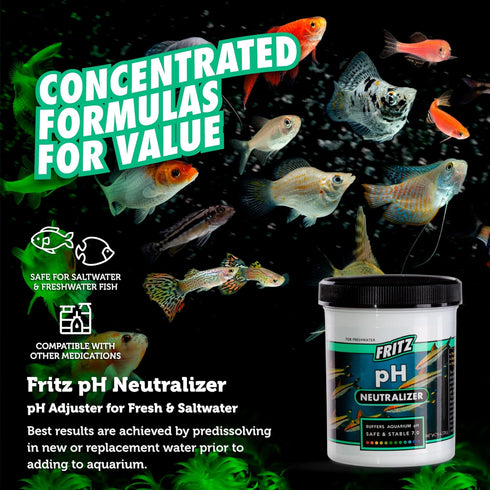 80284 1/2-LBS, .5-Pound Fritz Aquatics Fritz pH Neutralizer for Fresh and Salt Water Aquariums