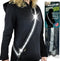 MOONSASH Reflective Sash for Walking at Night, USA-Made, Fitted, Reversible Night Walking Safety Gear for Women & Men