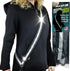 MOONSASH Reflective Sash for Walking at Night, USA-Made, Fitted, Reversible Night Walking Safety Gear for Women & Men
