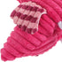 Mipcase Dogman Chew Toys - Small Flamingo Squeaky Toy, Indestructible Cotton Rope Plush Toy for Dogs