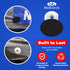 (4pcs) bibSNAPS Race Bib Clips - Safety Lock Fasteners - Secures Running, Marathon, Cycling and Event Number, Non