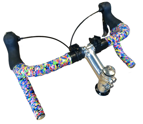 New Super Soft Multi-Color Bike Bicycle Handlebar Grip Tape Wraps with Adhesive Back and Bar Plugs